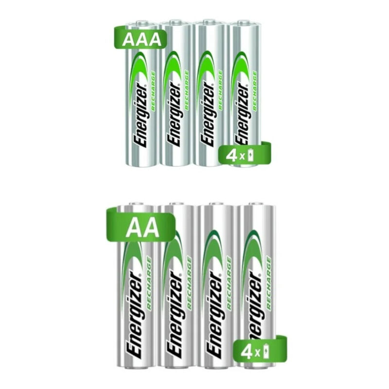 Pilas Baterías Recargables Energizer 4 AA + 4 A... image number null