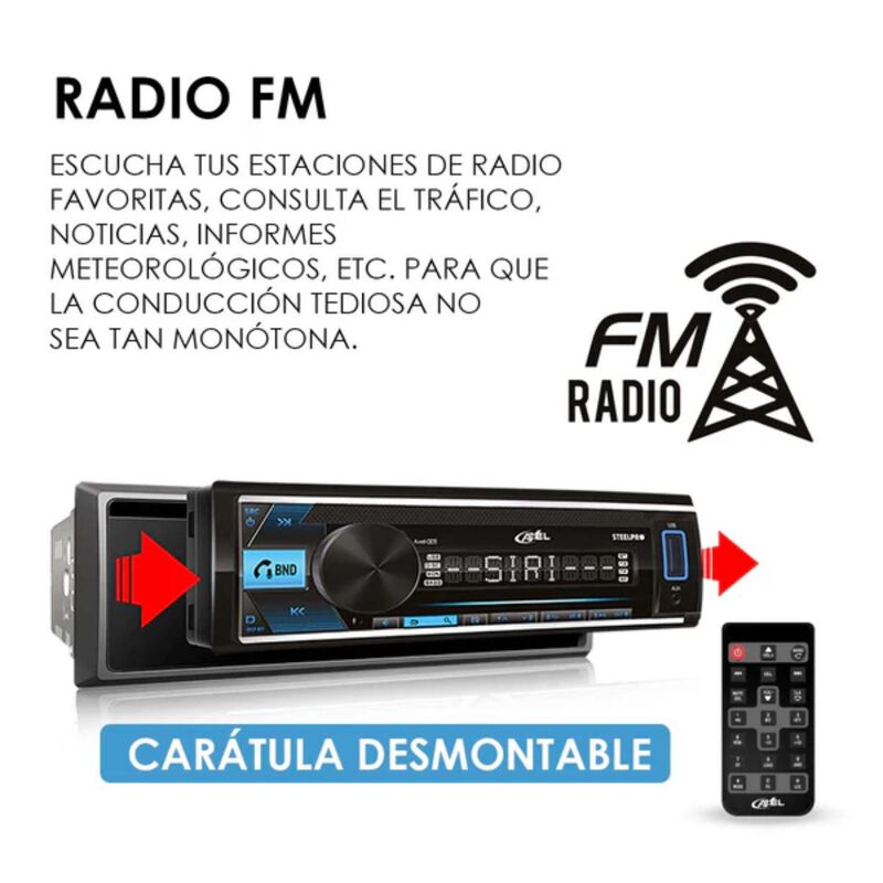 Autoestereo Con Usb Steelpro Axel-009 image number null