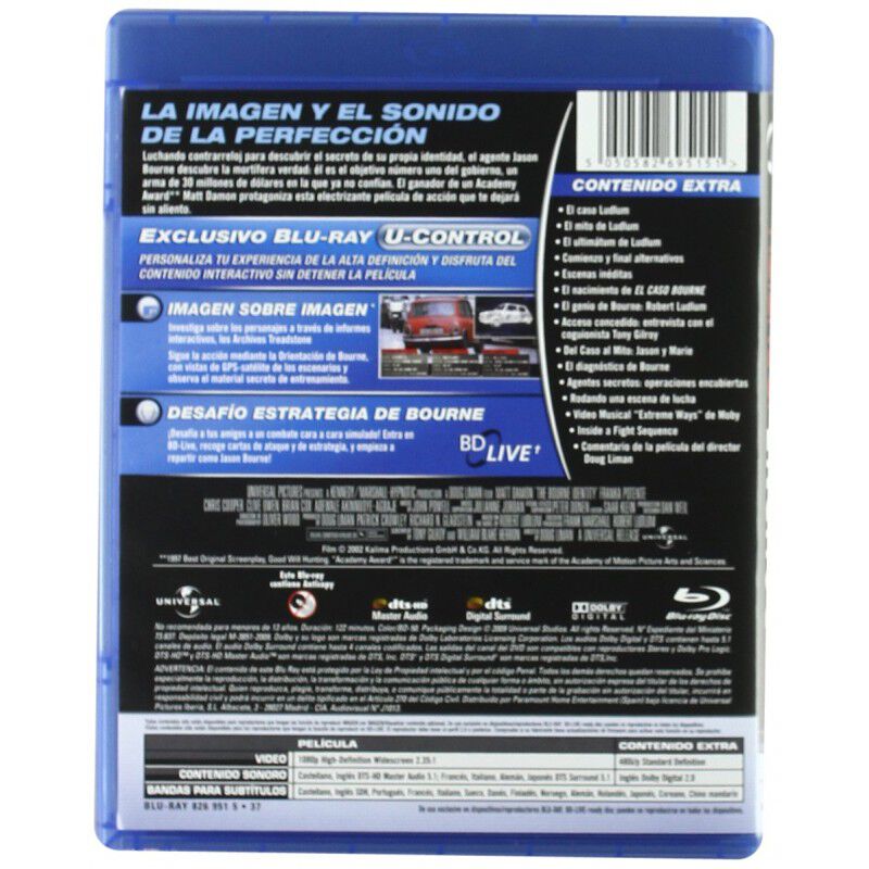 The Bourne Identity (el Caso Bourne) (blu-ray) image number null