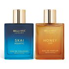 D&uacute;o de Fragancias Bella Vita Organic Skai y Honey Oud 100 ml
