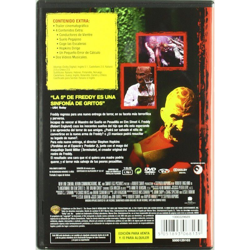 Pesadilla En Elm Street 5 [dvd] image number null