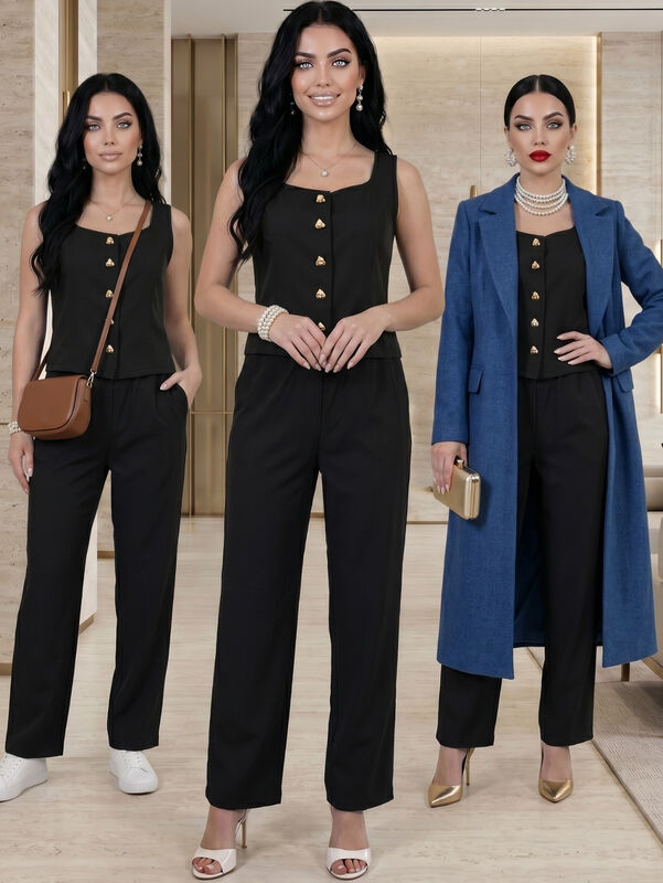 Conjunto Mujer 2 Piezas Conj-0177 Lila Elegante... image number null