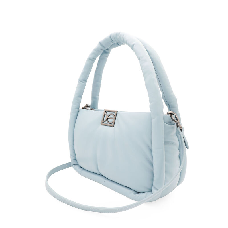 Bolsa Tote Grande Look Puffy Color Azul image number null