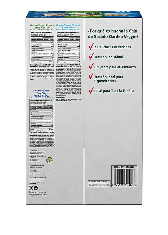 Caja Papas Fritas Veggie Surtidas Con 30 Bolsas... image number null