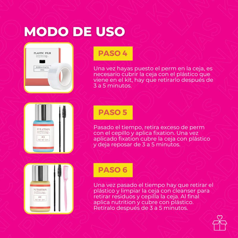Kit Planchado de Cejas Laminado Profesional Las... image number null