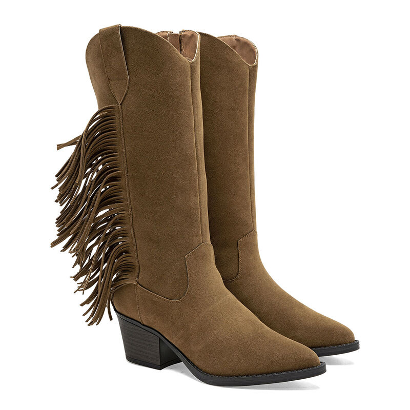 Lady Paulina Bota Camel Para Mujer 147348ce image number null