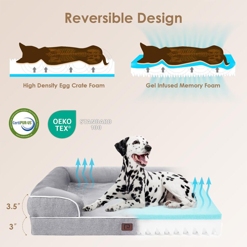 Cama Ortop&eacute;dica Para Perros Eheyciga, Impermeab... image number null