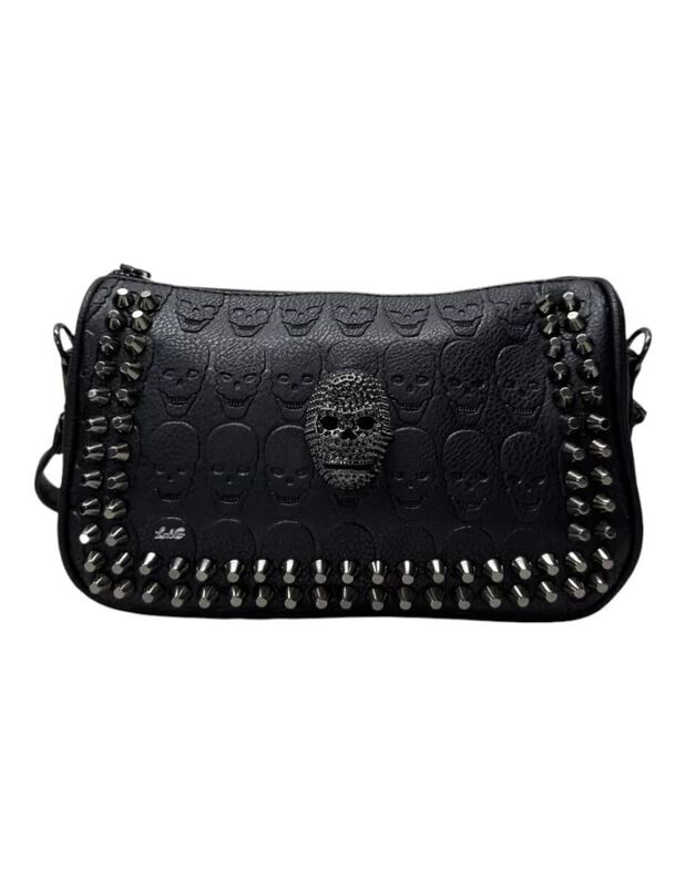 Bolsa Crossbody Pink Brule De Cuero Para Mujer image number null