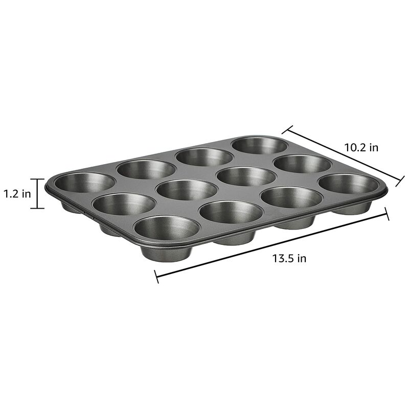 Bandeja para Muffins Amazon Basics, 24 Cavidade... image number null
