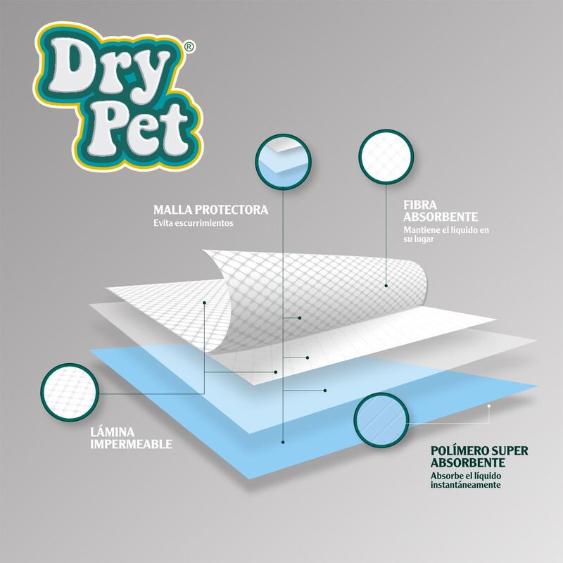Dry Pet Tapete Entrenador para Perro de 7 Pieza... image number null