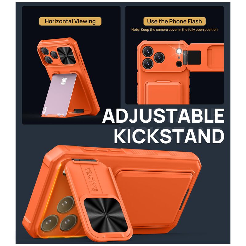 Funda SSLOTSCASE para iPhone 17 Pro Naranja con... image number null