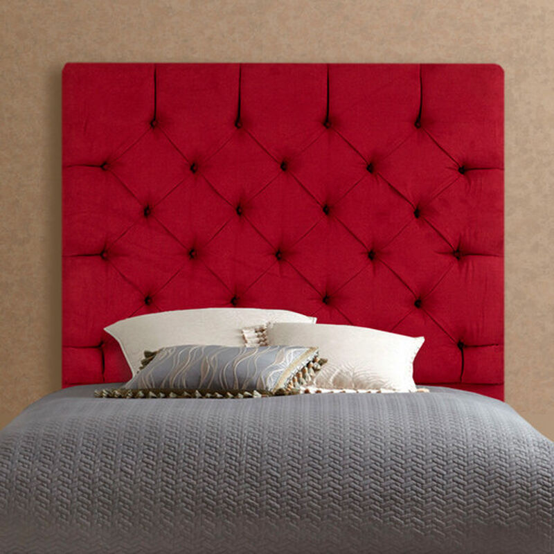 Cabecera King Size Dicasa Capri Rojo image number null