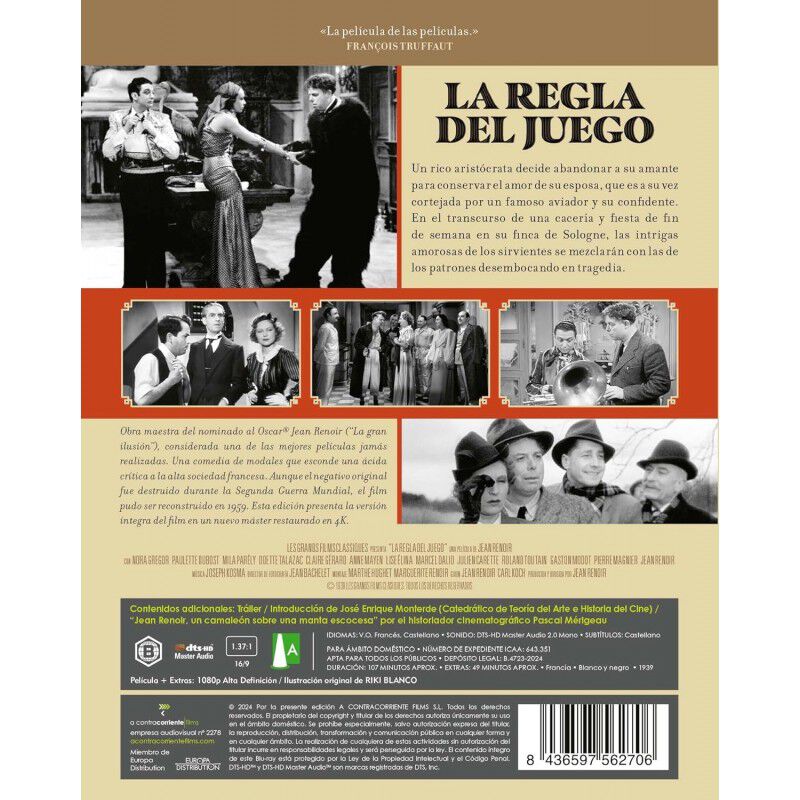 La regla del juego [Blu-ray] (1939) image number null