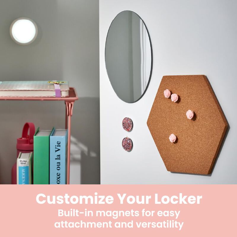 Estante Lockermate 30 cm Rosa/floral - Kit De 1... image number null
