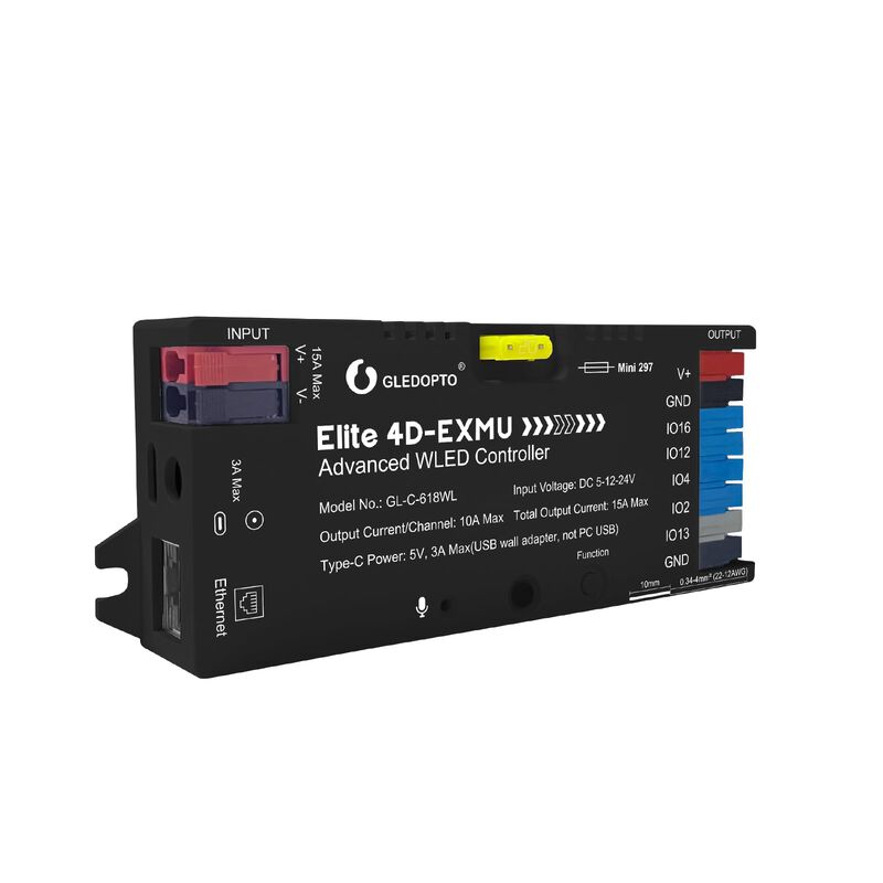 Controlador De Tiras Led Gledopto Elite De 4 Ca... image number null