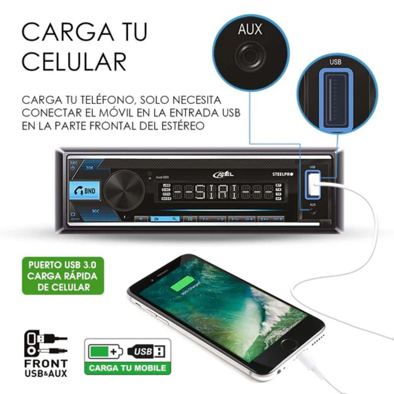 Autoestereo Con Usb Steelpro Axel-009 image number null
