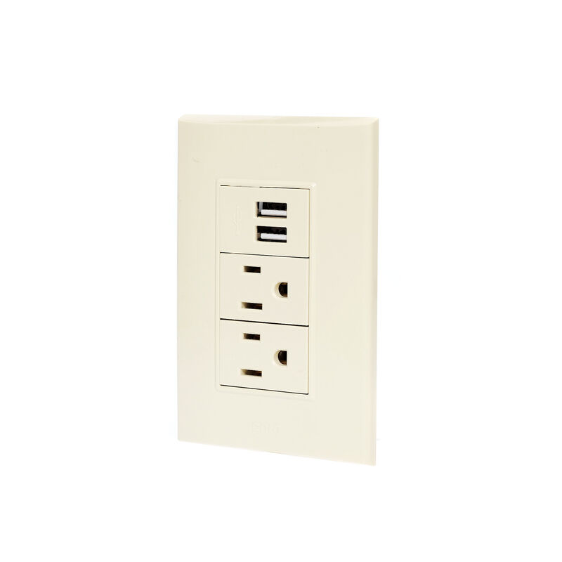 Placa Con 2 Contactos y 2 Tomas USB Marf&iacute;l iGot... image number null