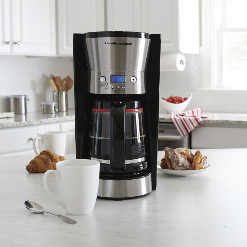 Cafetera Hamilton Beach 12 Tazas Programable Ac... image number null