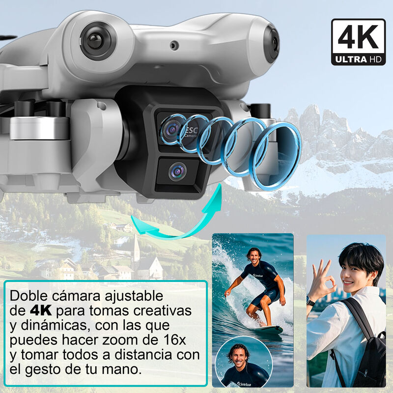 Drone Vak 1811 Reconocimiento óptico Gestos 2 C... image number null