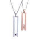 Collar Mujer Hombre Pareja, Joyer&iacute;a Acero Inoxidable Luckyly