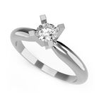 Anillo de Compromiso de 14K con Diamante de Laboratorio 1.25 CT F VVS2 Talla 11 ORO ROSA 14K &ndash; / M1-14R-LG125-95