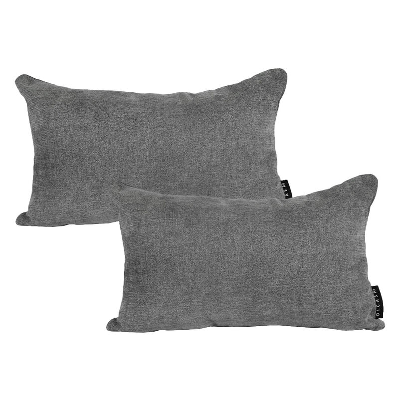 Cojin Decorativo Rogga Delta Set De 2 Gris Oscu... image number null