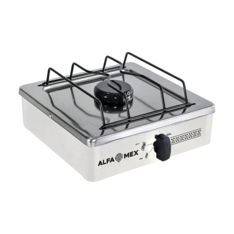 Parrilla de Gas Alfamex 1 Quemador Blanca 604 image number null