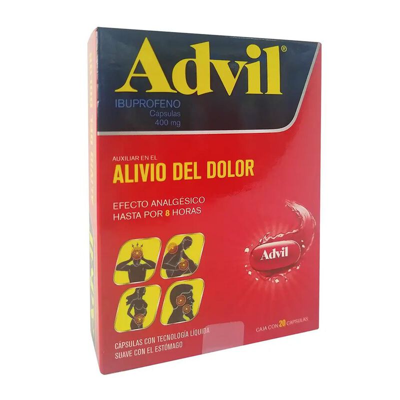 Advil Max 400 Mg 20 C&aacute;psula(s) image number null