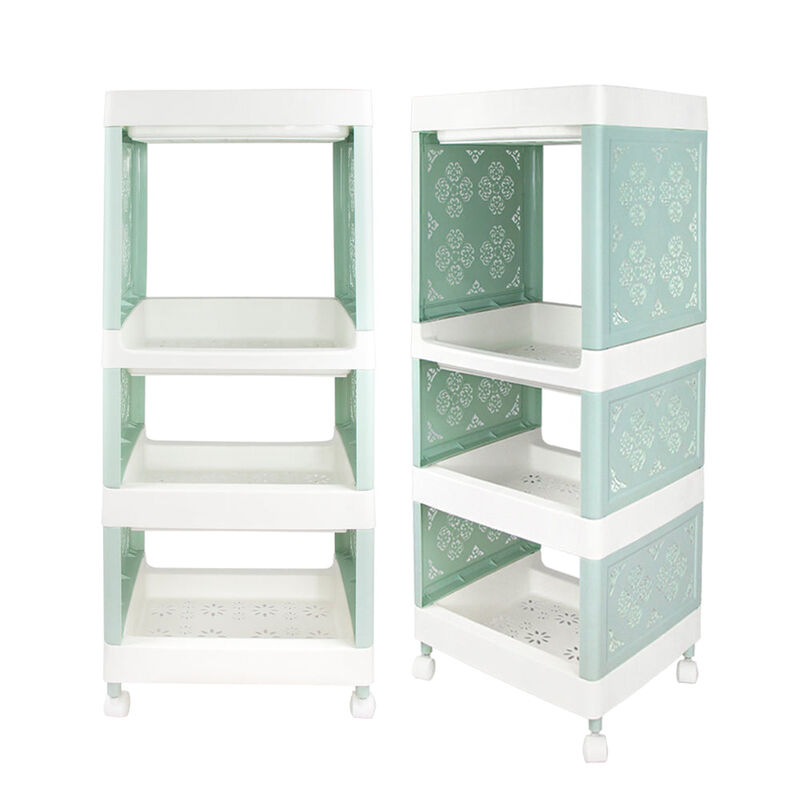 Carrito Organizador de Pl&aacute;stico con 4 Estantes ... image number null