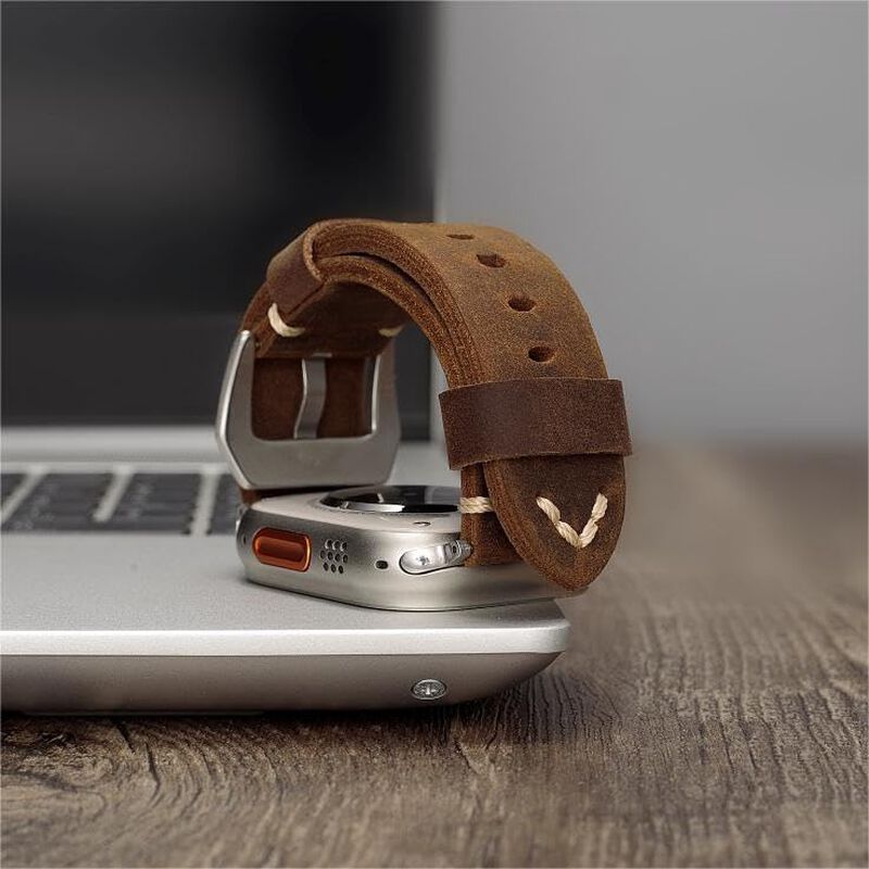 Correas De Piel Compatibles Con Apple Watch Ult... image number null