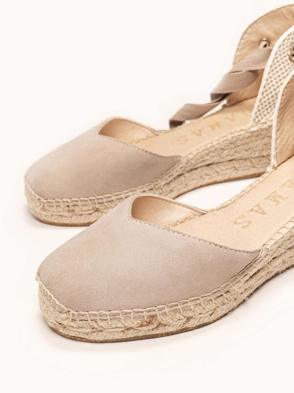 Alpargata Romero Cu&ntilde;a Baja Ante Piedra image number null