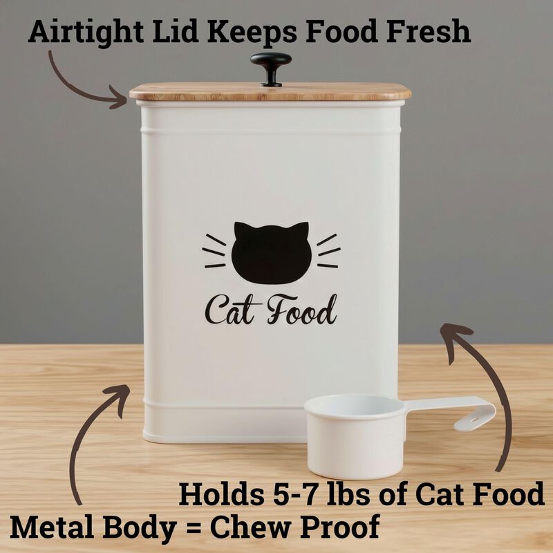 Contenedor De Comida Para Gato Hb Design Co. 2,... image number null