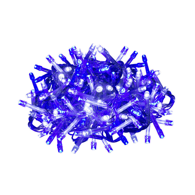 Tira Decorativa Luz Led Azul/Blanco 60 Focos 8 ... image number null