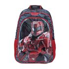 Mochila Halo rojo, negro y gris