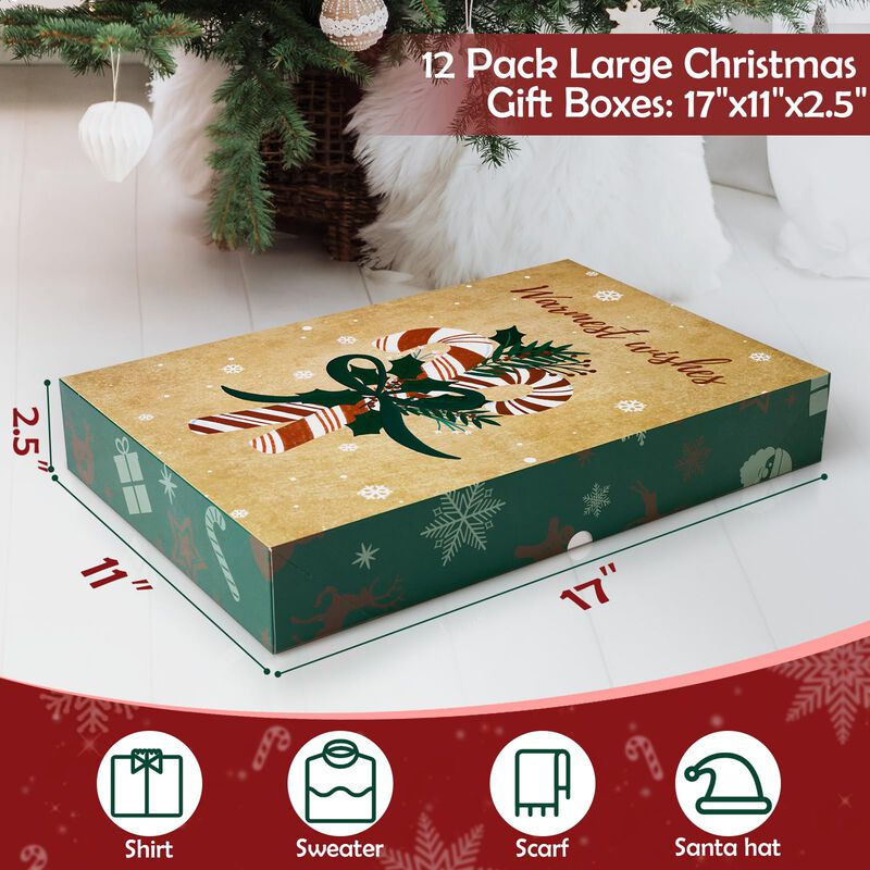 Cajas De Regalo Yangte 43 cm &ndash; Pack De 12 Con D... image number null