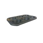 Hot Spot Molde para Pan tipo Muffin o Cup Cake De Acero con 6 Cavidades Hot Spot Z462
