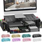 Escritorio Gianotter Con Soporte Para Monitor, Caj&oacute;n Y Soporte Para 2 Bol&iacute;grafos