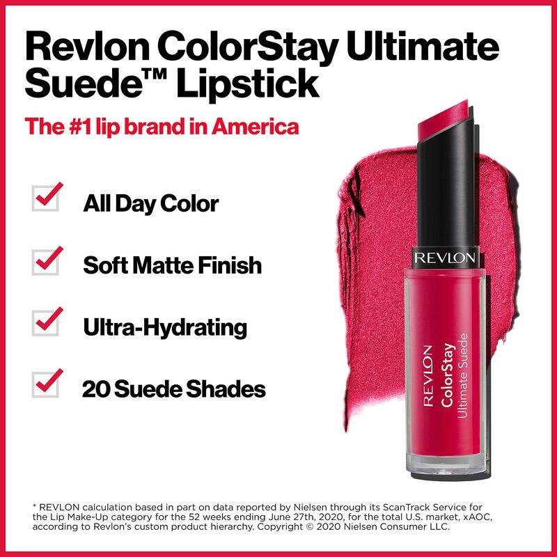 L&aacute;piz Labial Revlon Colorstay Ultimate Suede 09... image number null