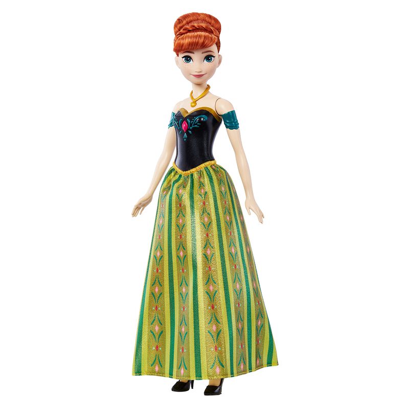 Mu&ntilde;eca Cantante Anna De Frozen De Mattel Con At... image number null