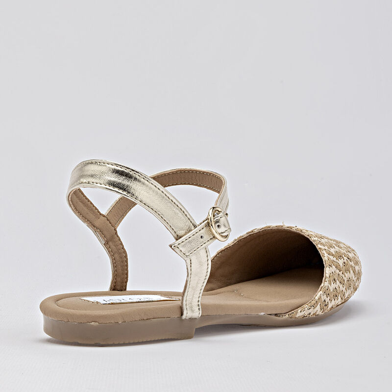 Lady One balerina destalonada para mujer beige ... image number null