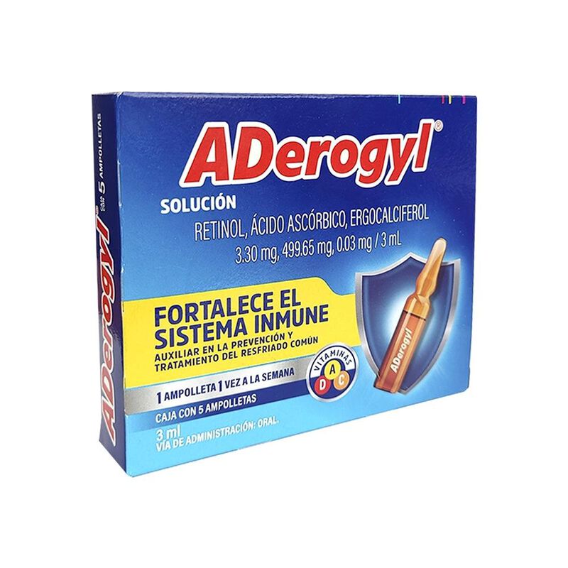 Aderogyl 0.03 Mg 5 Ampolleta image number null