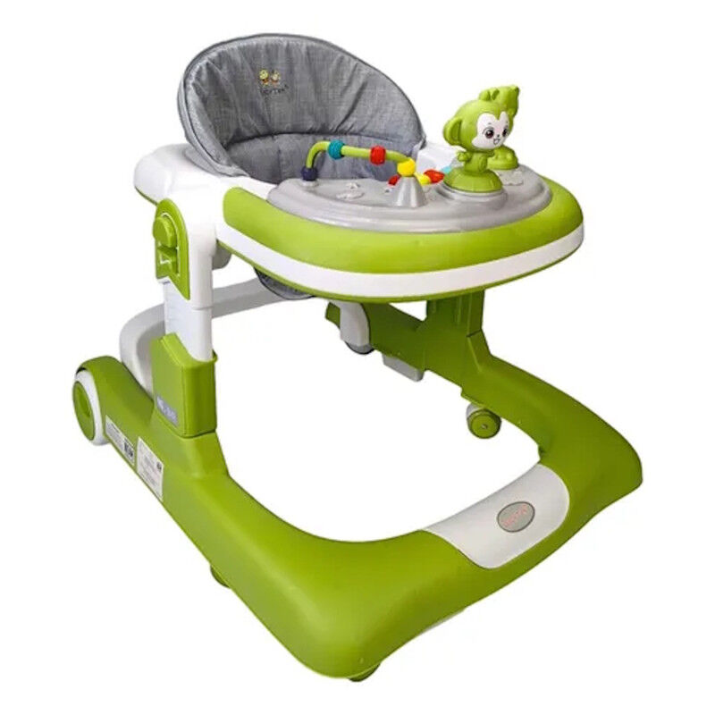 Andadera Caminadora Verde 2 En 1 Con Luz Y Soni... image number null