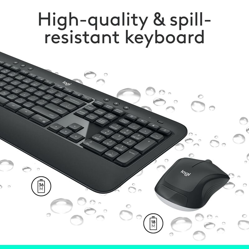 Combo De Teclado Y Rat&oacute;n Inal&aacute;mbrico Logitech M... image number null