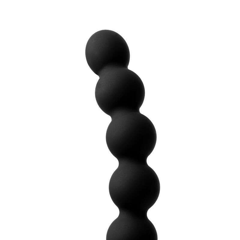 VIBRADOR MASCULINO DE PERLAS NEGRO TUTI image number null