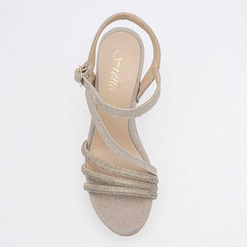 Stella zapatilla abierta para mujer dorado cod ... image number null