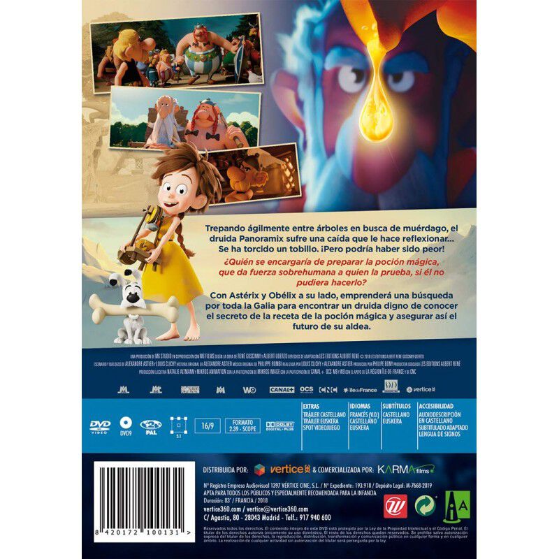 Asterix El Secreto De La Poci&oacute;n M&aacute;gica [dvd] image number null