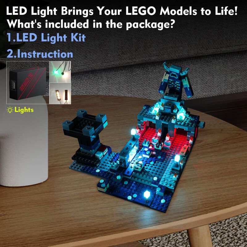 Kit De Luces Led Locolee Para Lego Minecraft Th... image number null