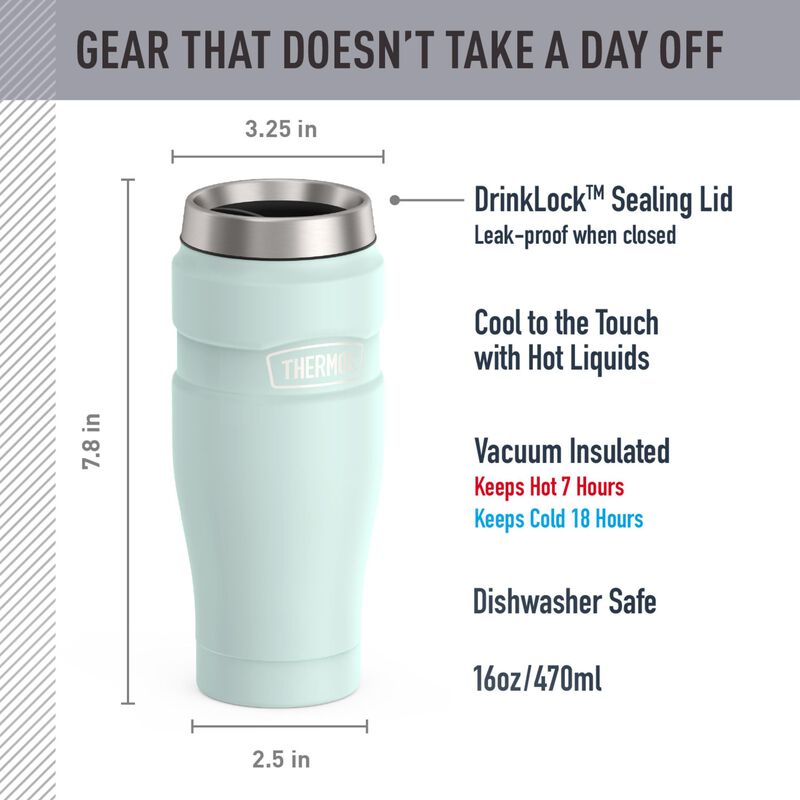 Vaso T&eacute;rmico Thermos Stainless King 473 ml Azul... image number null