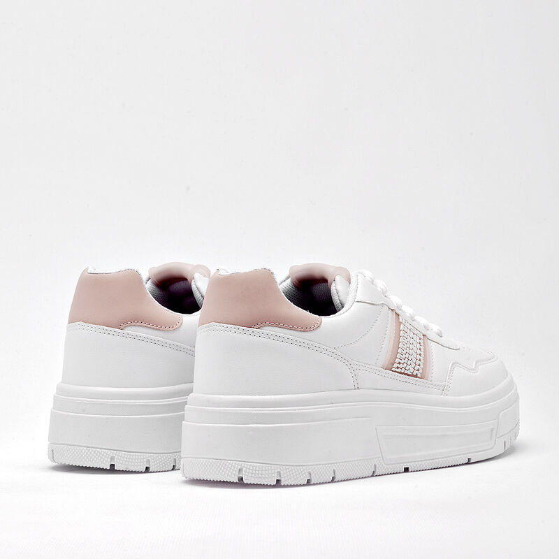 Miss Pink tenis para mujer blanco rosa cod 1416... image number null