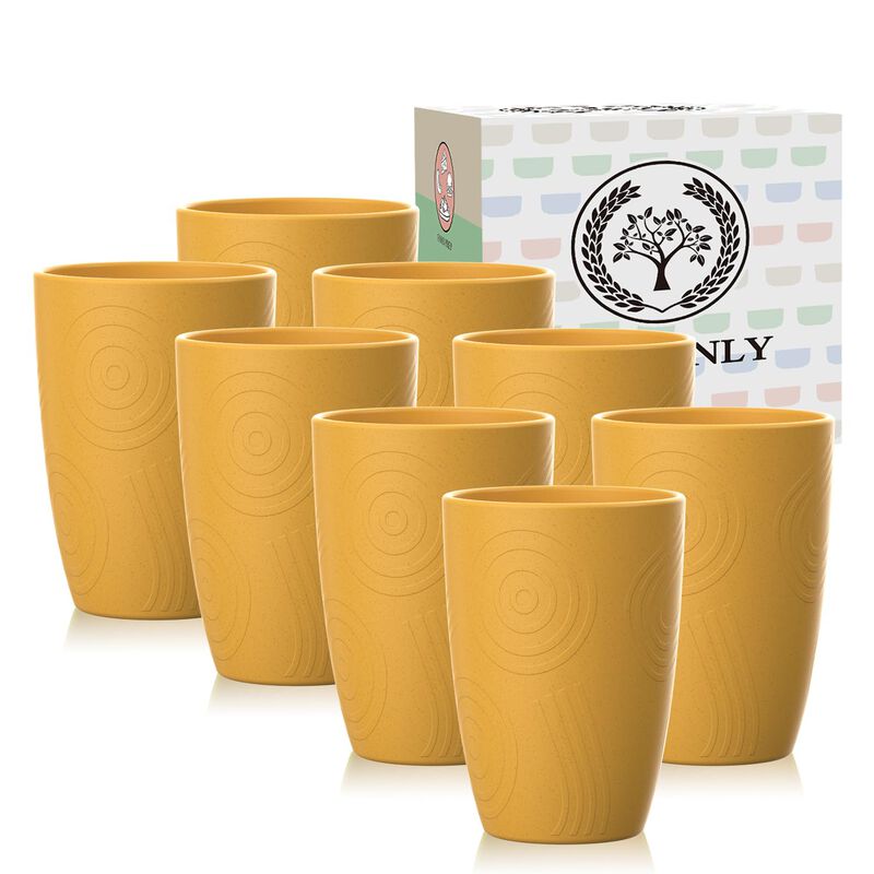 Vaso Homienly 355 ml Pack De 8 &ndash; Color Amarillo... image number null